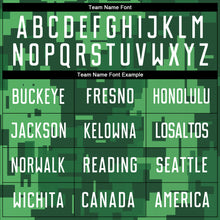 Load image into Gallery viewer, Custom Camo White-Kelly Green Sublimation Salute To Service Soccer Uniform Jersey