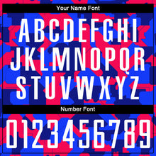 Load image into Gallery viewer, Custom Camo White-Royal Sublimation Salute To Service Soccer Uniform Jersey