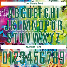 Load image into Gallery viewer, Custom Graffiti Pattern Kelly Green-White Sublimation Soccer Uniform Jersey