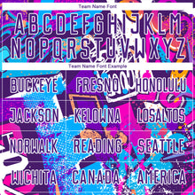 Load image into Gallery viewer, Custom Graffiti Pattern Purple-White Sublimation Soccer Uniform Jersey