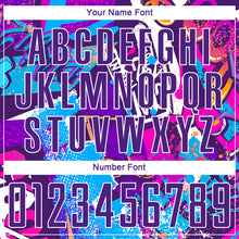 Load image into Gallery viewer, Custom Graffiti Pattern Purple-White Sublimation Soccer Uniform Jersey