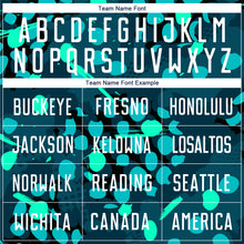 Load image into Gallery viewer, Custom Aqua White-Navy Sublimation Soccer Uniform Jersey