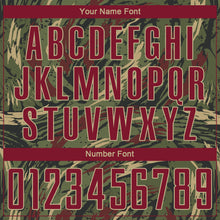 Load image into Gallery viewer, Custom Olive Crimson-Vegas Gold Sublimation Salute To Service Soccer Uniform Jersey