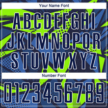 Load image into Gallery viewer, Custom Navy Navy-Neon Green Sublimation Soccer Uniform Jersey