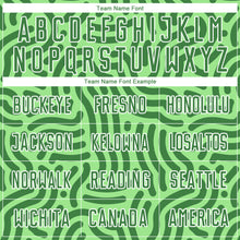 Load image into Gallery viewer, Custom Neon Green Kelly Green-White Sublimation Soccer Uniform Jersey