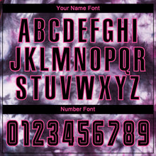 Load image into Gallery viewer, Custom Tie Dye Black-Pink Sublimation Soccer Uniform Jersey