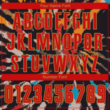 Load image into Gallery viewer, Custom Tie Dye Red-Old Gold Sublimation Soccer Uniform Jersey