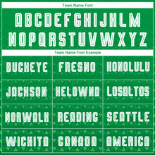 Load image into Gallery viewer, Custom Kelly Green White Sublimation Soccer Uniform Jersey