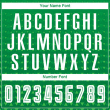 Load image into Gallery viewer, Custom Kelly Green White Sublimation Soccer Uniform Jersey