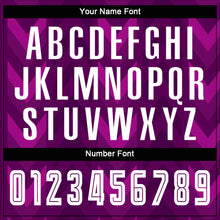 Load image into Gallery viewer, Custom Purple White Sublimation Soccer Uniform Jersey