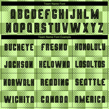 Load image into Gallery viewer, Custom Neon Green Black Third Sublimation Soccer Uniform Jersey