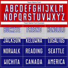 Load image into Gallery viewer, Custom Red White-Royal Sublimation Croatian Flag Soccer Uniform Jersey