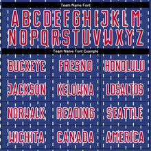 Load image into Gallery viewer, Custom Royal Red-White Sublimation Japanese Flag Soccer Uniform Jersey