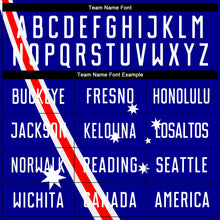 Load image into Gallery viewer, Custom Royal White-Red Sublimation Australian Flag Soccer Uniform Jersey