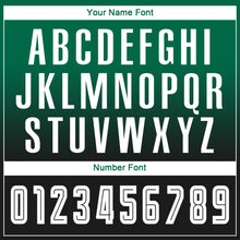 Load image into Gallery viewer, Custom Kelly Green White-Black Sublimation Long Sleeve Fade Fashion Soccer Uniform Jersey