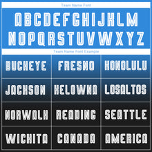 Load image into Gallery viewer, Custom Powder Blue White-Black Sublimation Long Sleeve Fade Fashion Soccer Uniform Jersey