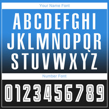 Load image into Gallery viewer, Custom Powder Blue White-Black Sublimation Long Sleeve Fade Fashion Soccer Uniform Jersey