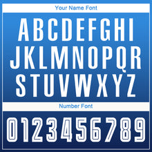 Load image into Gallery viewer, Custom Powder Blue White-Navy Sublimation Long Sleeve Fade Fashion Soccer Uniform Jersey