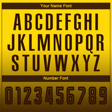 Load image into Gallery viewer, Custom Gold Brown Sublimation Long Sleeve Fade Fashion Soccer Uniform Jersey