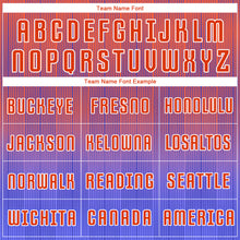 Load image into Gallery viewer, Custom Purple Orange-White Sublimation Soccer Uniform Jersey