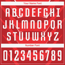 Load image into Gallery viewer, Custom Red White Sublimation Soccer Uniform Jersey