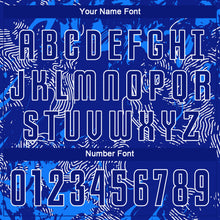 Load image into Gallery viewer, Custom Royal Royal-White Sublimation Soccer Uniform Jersey