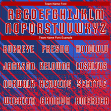 Load image into Gallery viewer, Custom Royal Red-White Sublimation Soccer Uniform Jersey