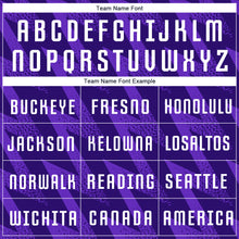 Load image into Gallery viewer, Custom Purple White Sublimation Soccer Uniform Jersey