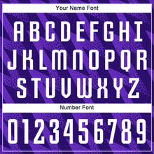 Load image into Gallery viewer, Custom Purple White Sublimation Soccer Uniform Jersey