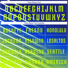 Load image into Gallery viewer, Custom Royal Neon Green Sublimation Soccer Uniform Jersey