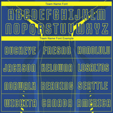 Load image into Gallery viewer, Custom US Navy Blue Gold Sublimation Soccer Uniform Jersey