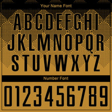 Load image into Gallery viewer, Custom Old Gold Black Sublimation Soccer Uniform Jersey