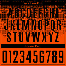 Load image into Gallery viewer, Custom Orange Black Sublimation Soccer Uniform Jersey