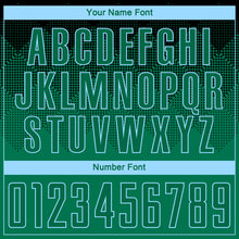 Load image into Gallery viewer, Custom Black Kelly Green-Light Blue Sublimation Soccer Uniform Jersey