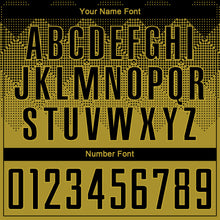 Load image into Gallery viewer, Custom Old Gold Black Sublimation Soccer Uniform Jersey