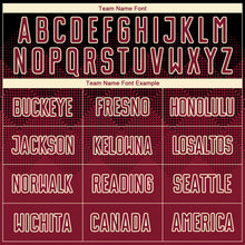 Load image into Gallery viewer, Custom Black Crimson-Cream Sublimation Soccer Uniform Jersey