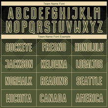 Load image into Gallery viewer, Custom Black Olive-Cream Sublimation Soccer Uniform Jersey