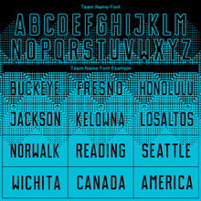 Load image into Gallery viewer, Custom Lakes Blue Black Sublimation Soccer Uniform Jersey