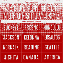 Load image into Gallery viewer, Custom Red White Sublimation Soccer Uniform Jersey