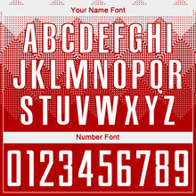 Load image into Gallery viewer, Custom Red White Sublimation Soccer Uniform Jersey