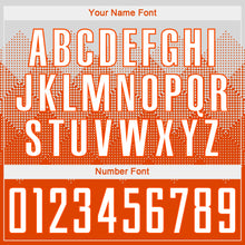 Load image into Gallery viewer, Custom Orange White Sublimation Soccer Uniform Jersey