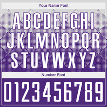 Load image into Gallery viewer, Custom Purple White Sublimation Soccer Uniform Jersey