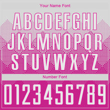 Load image into Gallery viewer, Custom Deep Pink White Sublimation Soccer Uniform Jersey