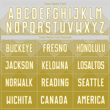 Load image into Gallery viewer, Custom Old Gold White Sublimation Soccer Uniform Jersey