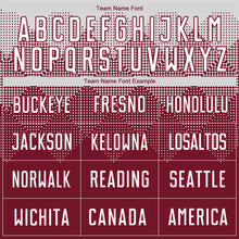 Load image into Gallery viewer, Custom Crimson White Sublimation Soccer Uniform Jersey