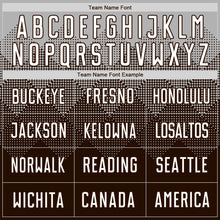 Load image into Gallery viewer, Custom Brown White Sublimation Soccer Uniform Jersey