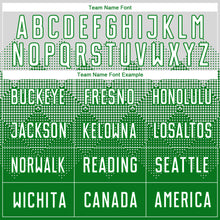 Load image into Gallery viewer, Custom Grass Green White Sublimation Soccer Uniform Jersey