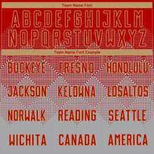 Load image into Gallery viewer, Custom Gray Red-Old Gold Sublimation Soccer Uniform Jersey