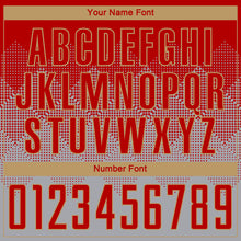 Load image into Gallery viewer, Custom Gray Red-Old Gold Sublimation Soccer Uniform Jersey