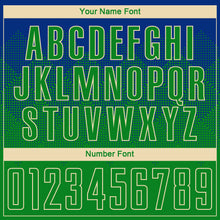 Load image into Gallery viewer, Custom Royal Keely Green-Cream Sublimation Soccer Uniform Jersey